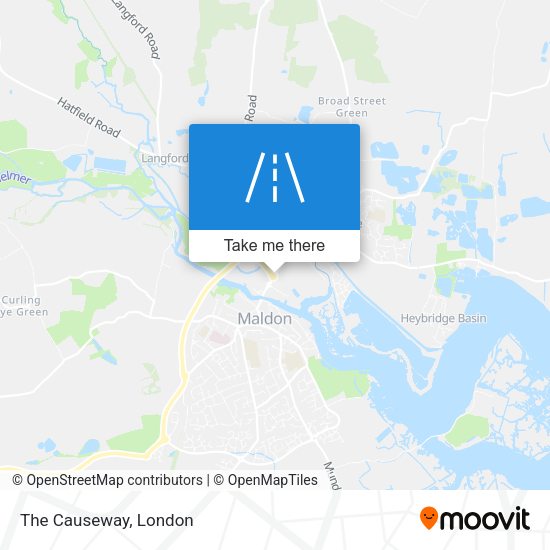 The Causeway map