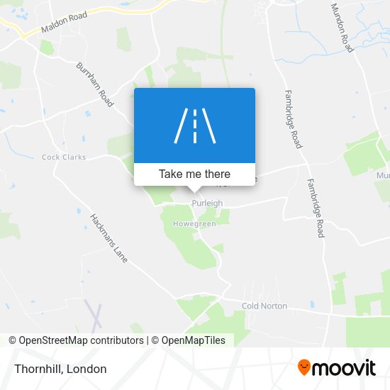 Thornhill map