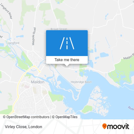 Virley Close map
