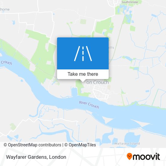 Wayfarer Gardens map