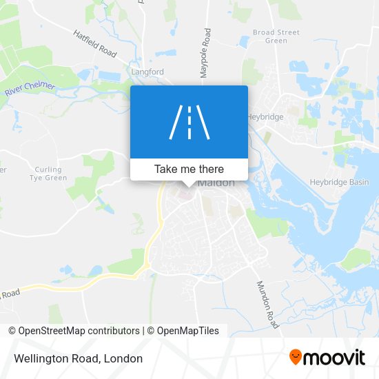 Wellington Road map