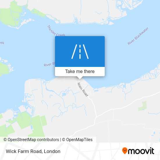 Wick Farm Road map