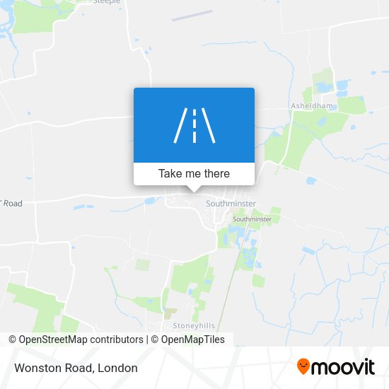 Wonston Road map
