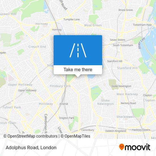 Adolphus Road map