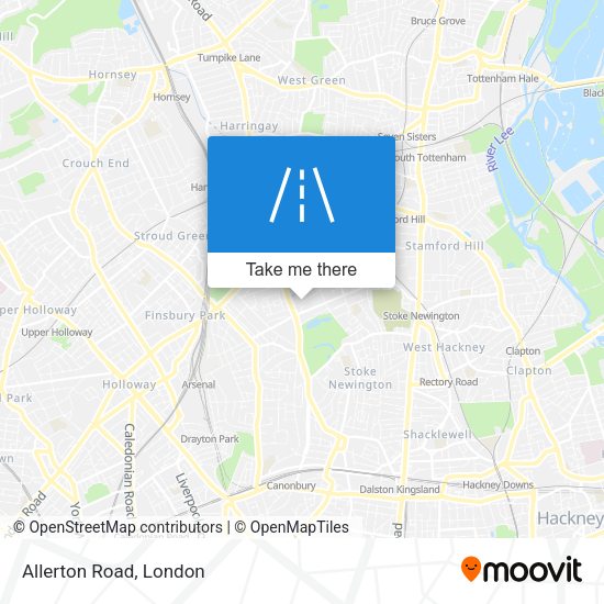 Allerton Road map