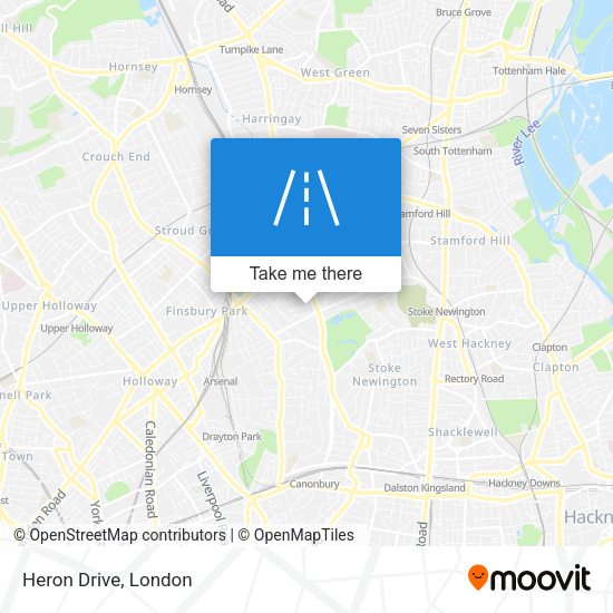 Heron Drive map