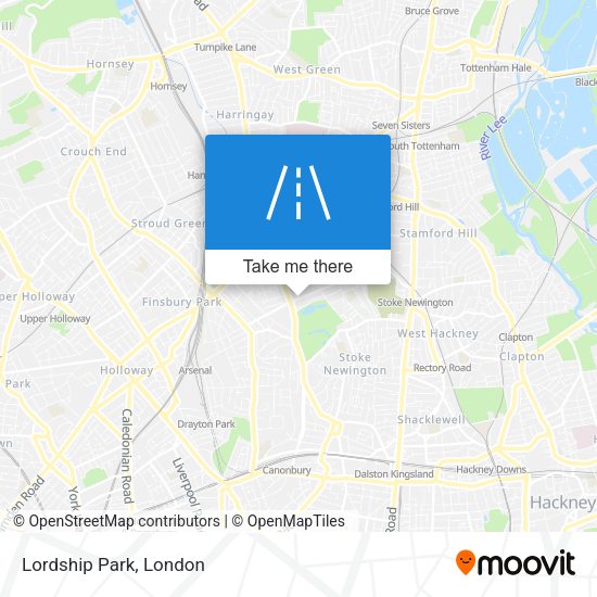Lordship Park map