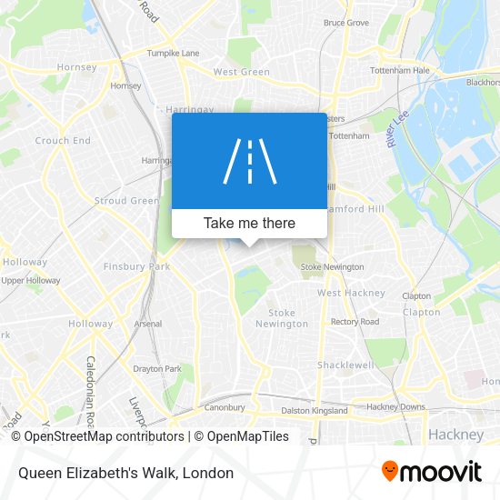 Queen Elizabeth's Walk map