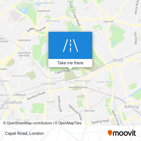 Capel Road map