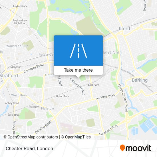 Chester Road map