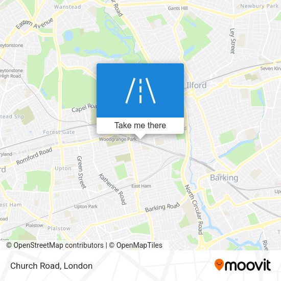 Church Road map