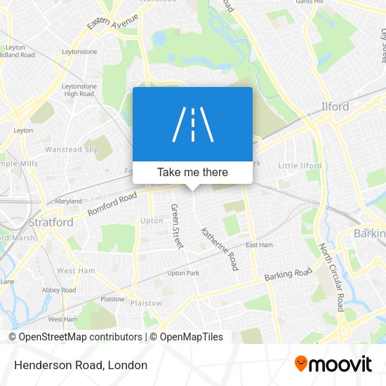 Henderson Road map