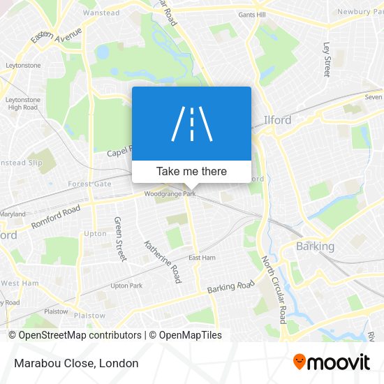 Marabou Close map