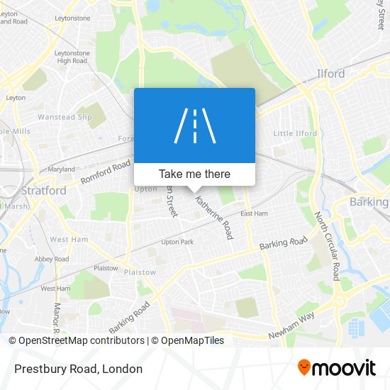 Prestbury Road map