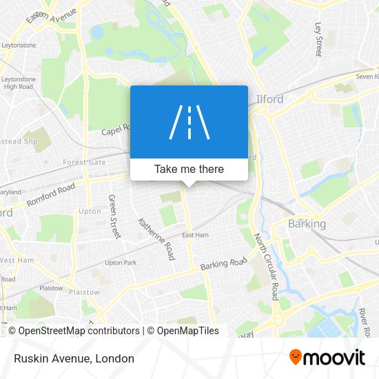 Ruskin Avenue map