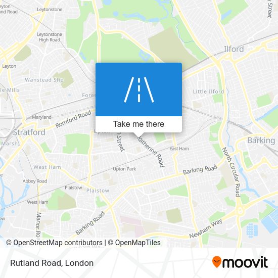 Rutland Road map