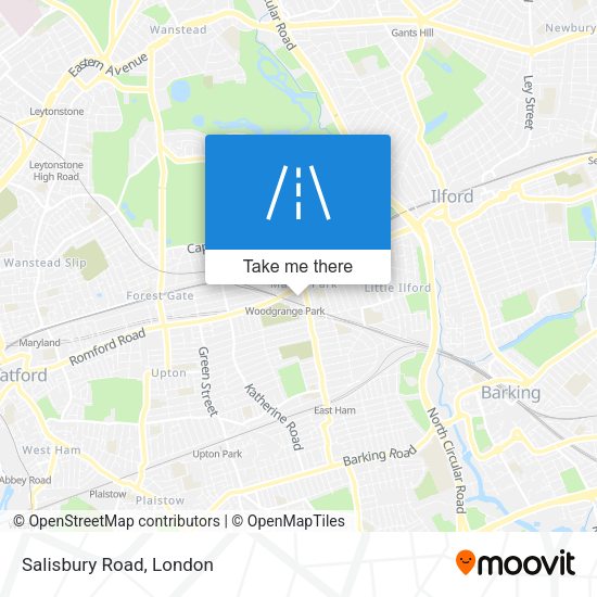 Salisbury Road map