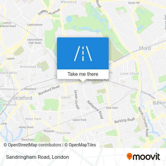 Sandringham Road map
