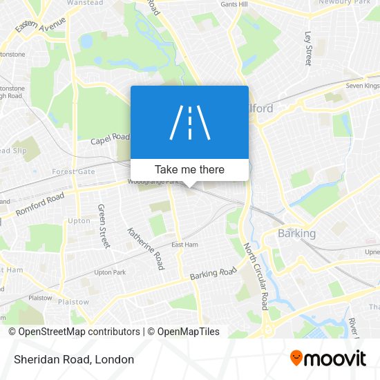 Sheridan Road map