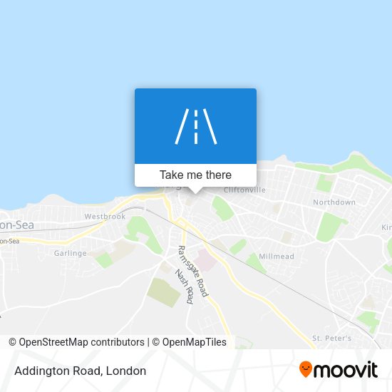Addington Road map