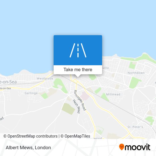 Albert Mews map