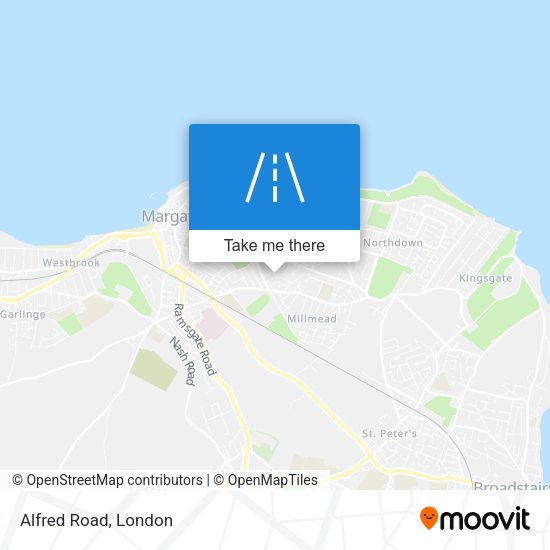 Alfred Road map