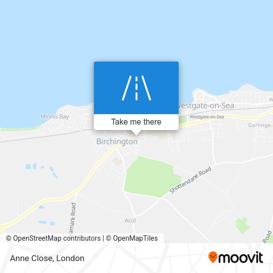 Anne Close map