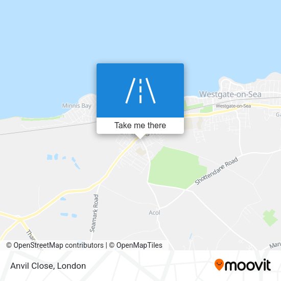 Anvil Close map