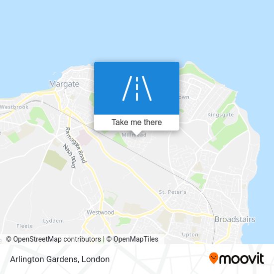 Arlington Gardens map