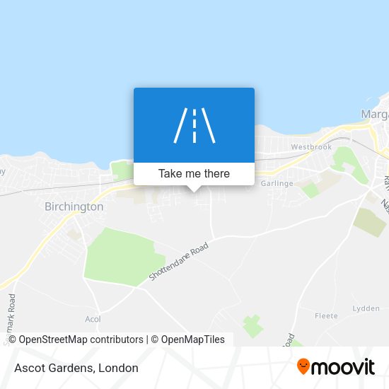 Ascot Gardens map