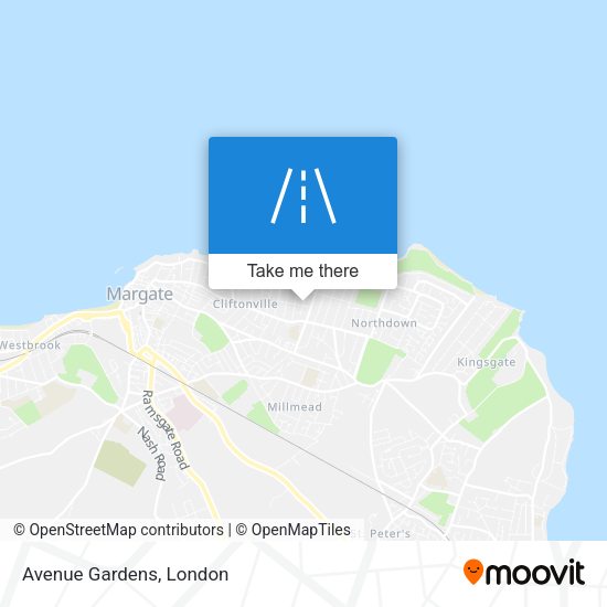 Avenue Gardens map