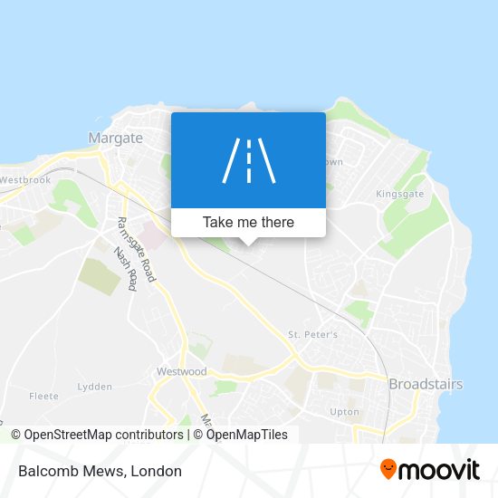 Balcomb Mews map