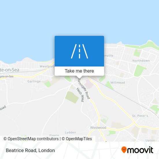 Beatrice Road map