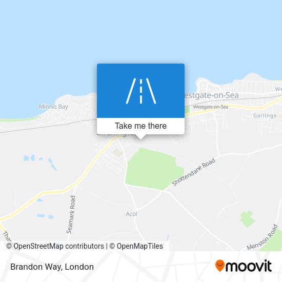Brandon Way map