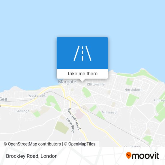 Brockley Road map