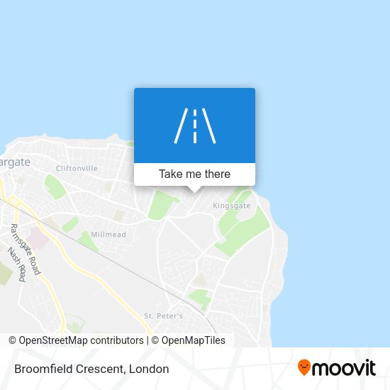 Broomfield Crescent map