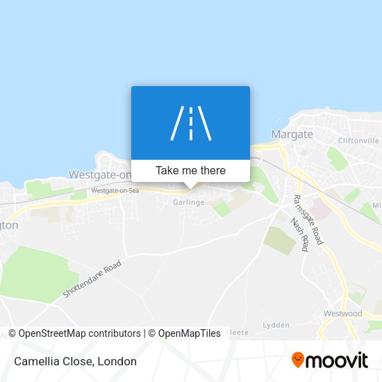 Camellia Close map