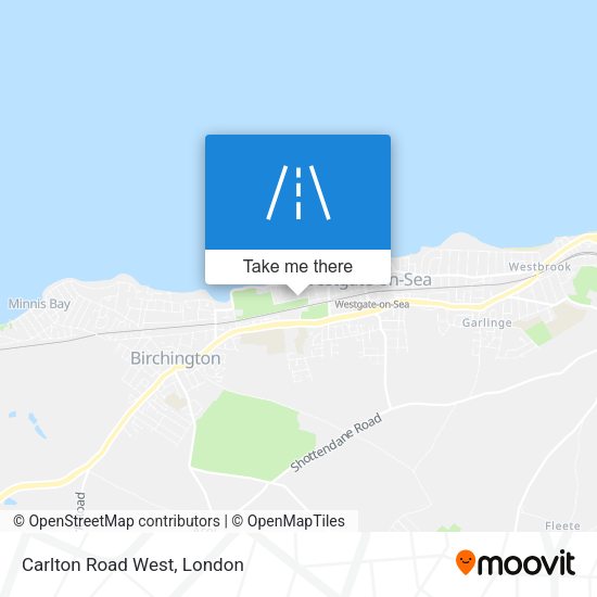 Carlton Road West map