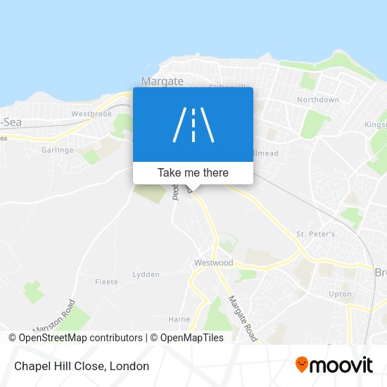 Chapel Hill Close map