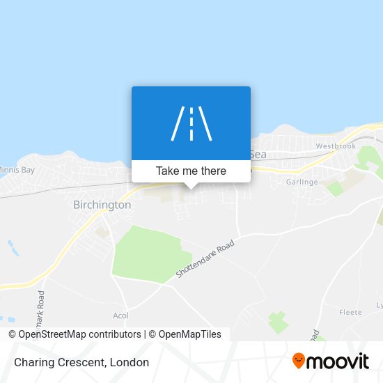 Charing Crescent map