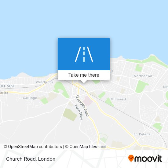 Church Road map