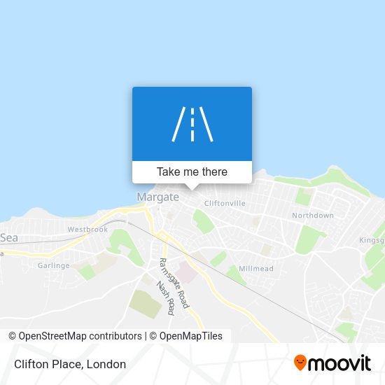 Clifton Place map