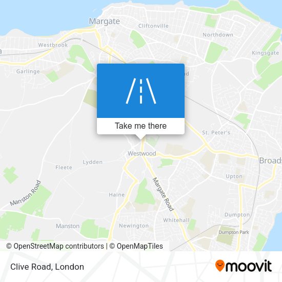 Clive Road map