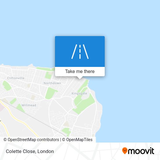 Colette Close map