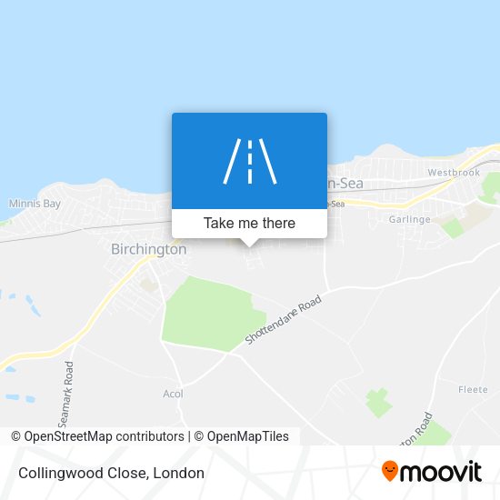 Collingwood Close map