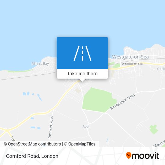 Cornford Road map