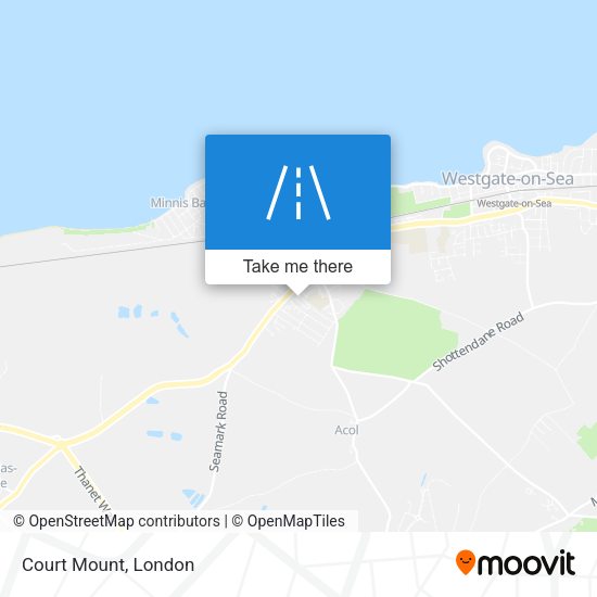 Court Mount map