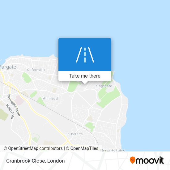 Cranbrook Close map