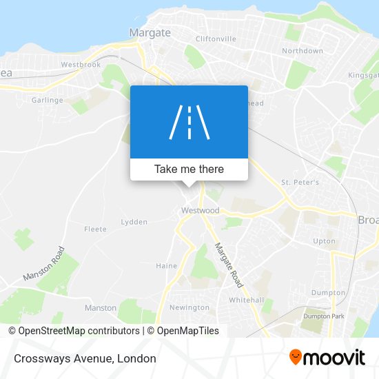 Crossways Avenue map
