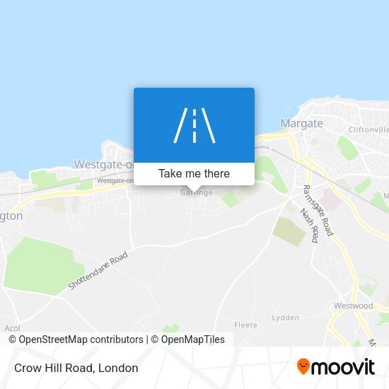 Crow Hill Road map